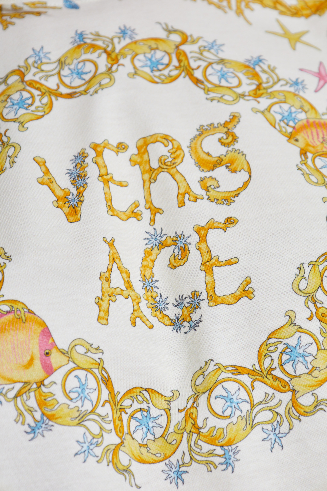 Versace T-shirt with colorful print | Women's Clothing | Vitkac